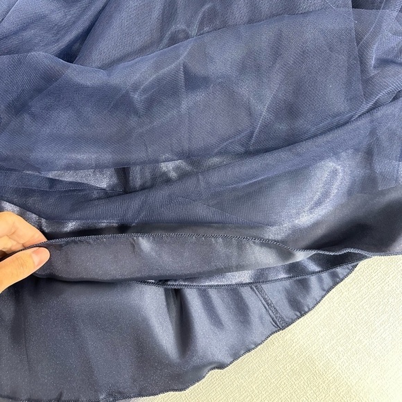 NWT Windsor jaci rhinestone embroidered a line mesh formal gown size 1 - Picture 14 of 15